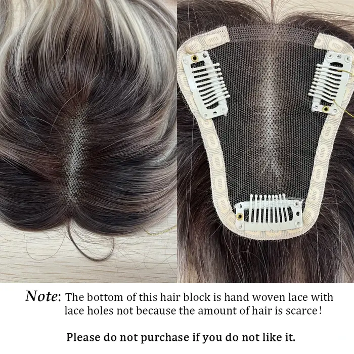 Cheveux Toppers partie centrale femmes