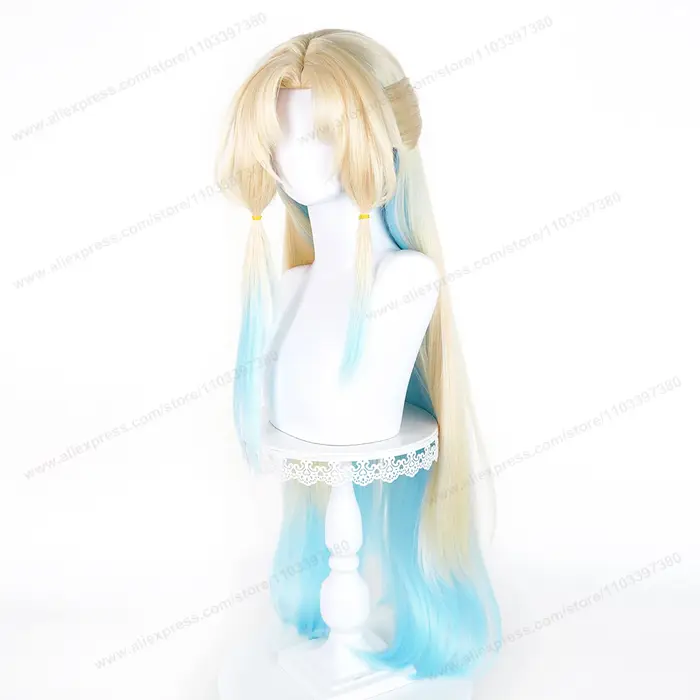 Perruque de cosplay HSR Pearl