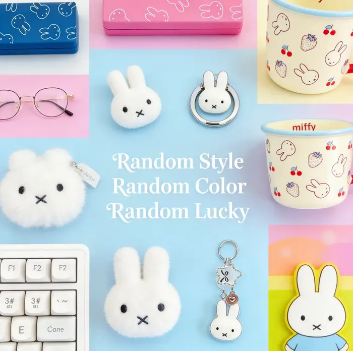 Pince à cheveux Miffy Star Kawaii, pince bec de canard BB, accessoire pour franges latérales, décora
