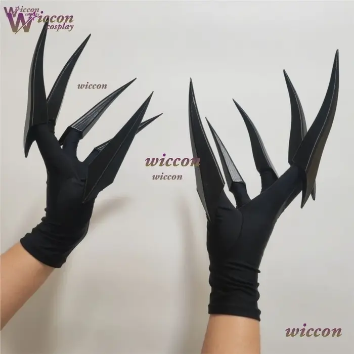 Wona Hasbin Adam Cosplay ongles perruque Anime hôtel premier homme ange Halo masque