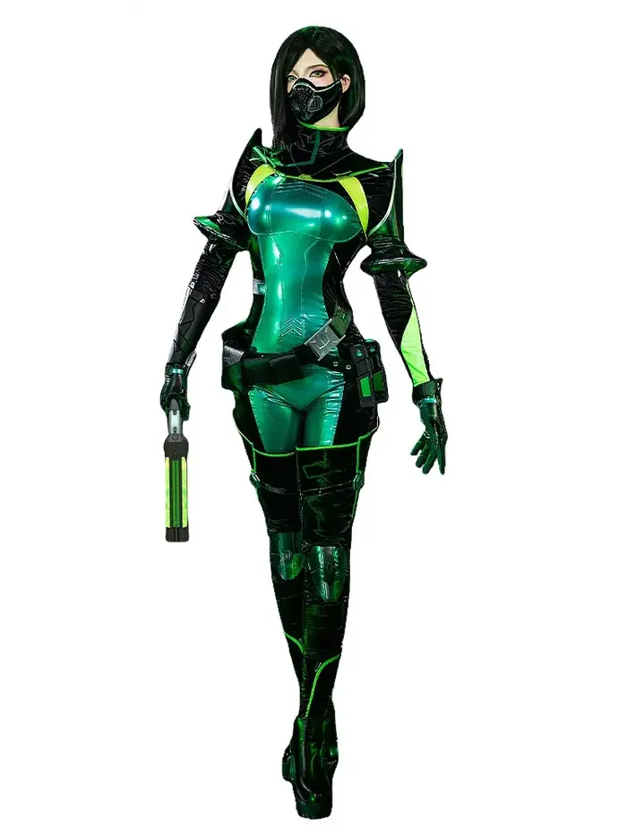 Viper Cosplay Costume perruque jeu Valorant