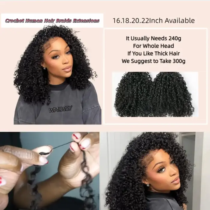 Extensions de cheveux humains brésiliens 12A