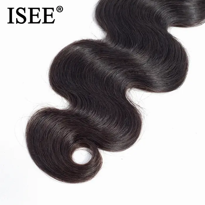 ISEE Malaysian Body Wave Remy Bundles Extensions de Cheveux Humains Bruts 100% Non Traités – Achetez 1/3/4