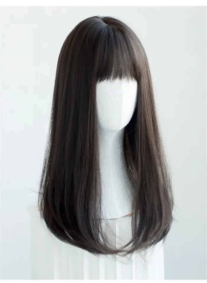 Extensions de cheveux synthétiques coréennes pour filles JK