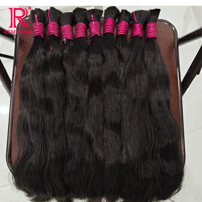 Cheveux naturels non traités 100% véritables en vrac