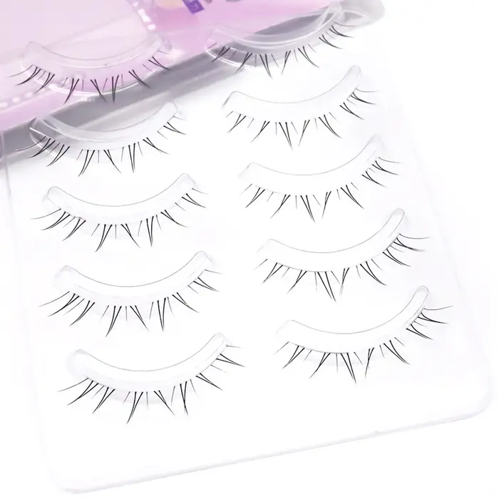 5 paires de faux cils inférieurs pour filles