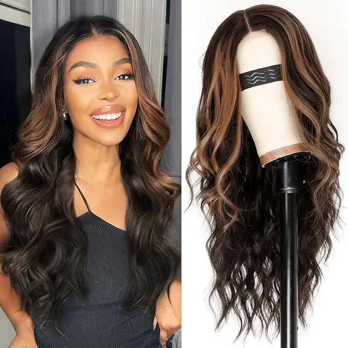 Wigundle HAIR Perruque noire pour femme