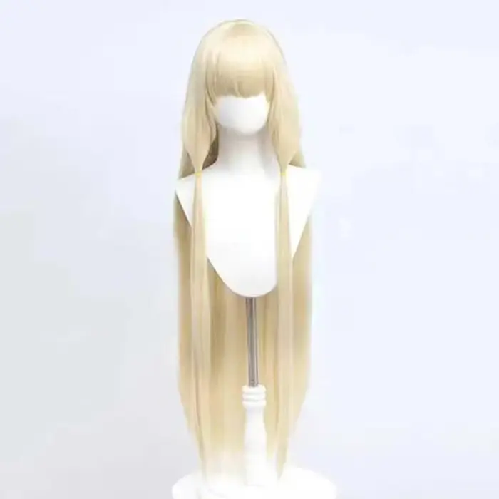 Chobits Cosplay perruque Chii Anime Coser synthétique longue perruque droite jolie fille haute quali