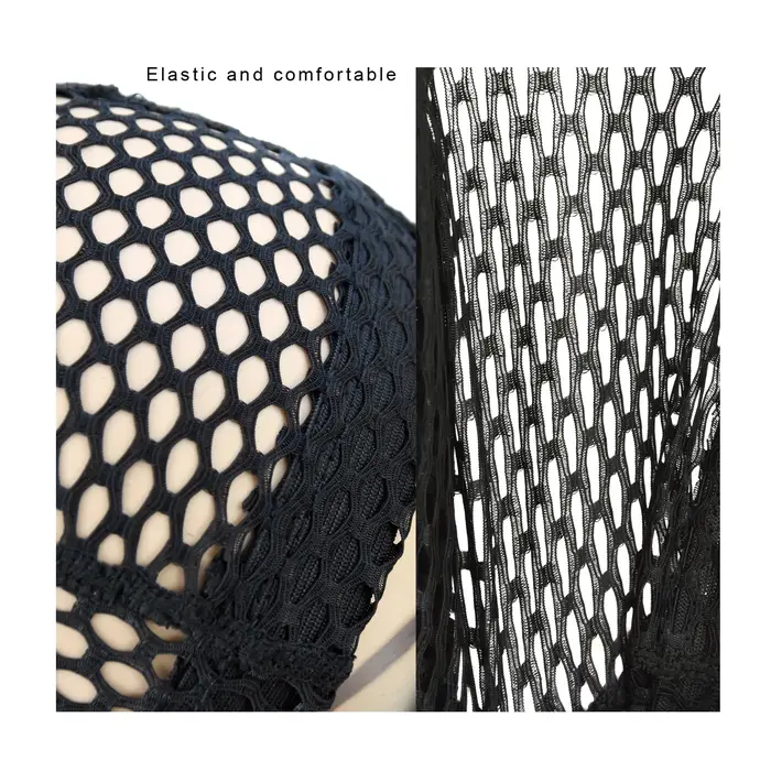 1 bonnet à perruque en maille à grandes mailles