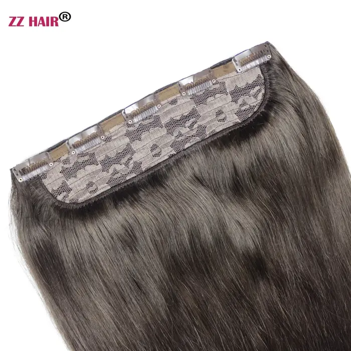ZZHAIR Extensions de cheveux humains brésiliens 100% Remy