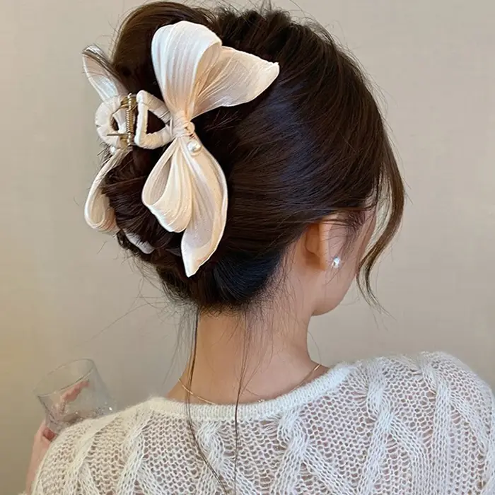 Pinces à cheveux avec nœud pour femmes