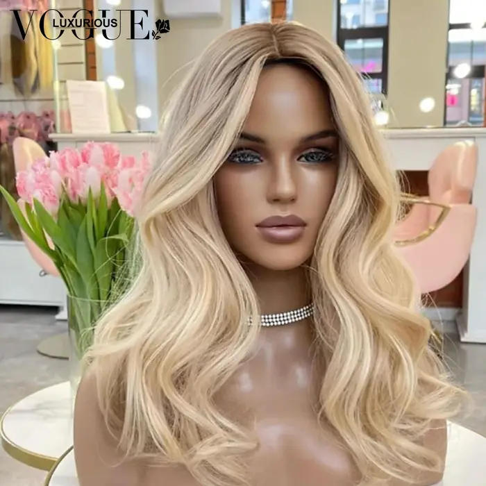 LUX VOGUE 13x4 mise à niveau UHD dentelle perruque désert crépuscule Balayage couleur 100% cheveux humains