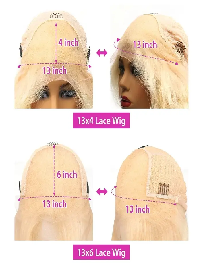 Perruques en cheveux humains blonds 613, perruque frontale en dentelle HD transparente 13x4 13x6 pré
