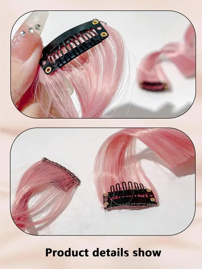 Extensions de cheveux synthétiques longues et ondulées