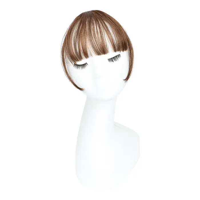 Extension capillaire synthétique fausse frange d'air Invisible, postiche à franges avant, accessoire