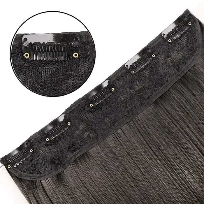 Extension capillaire synthétique longue et lisse