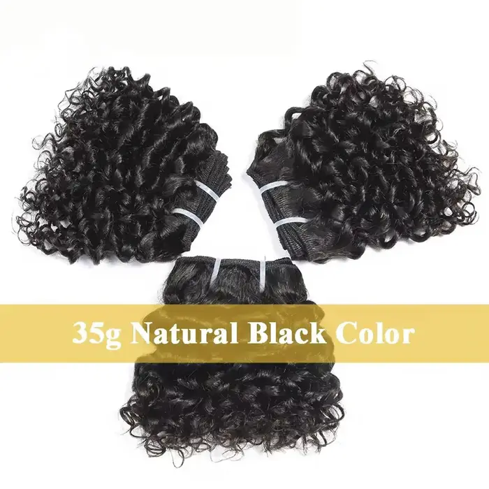 Bundles brésiliens de cheveux bouclés Remy