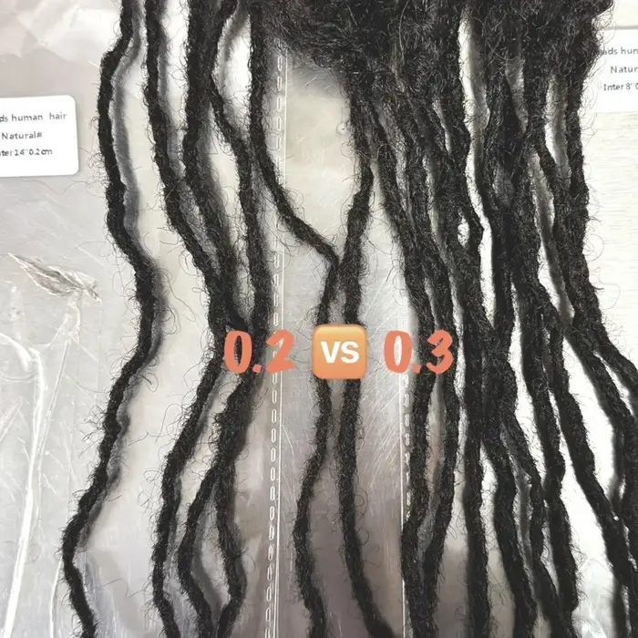 Extensions de dreadlocks personnalisées de 0