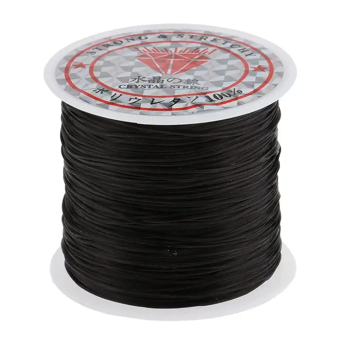6 rouleaux 60M Salon cristal élastique chaîne cheveux tissage coudre décoration fil pour fil