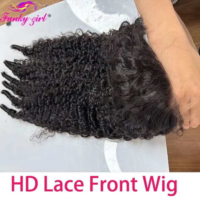 Perruques de cheveux humains bouclés birmans 12A