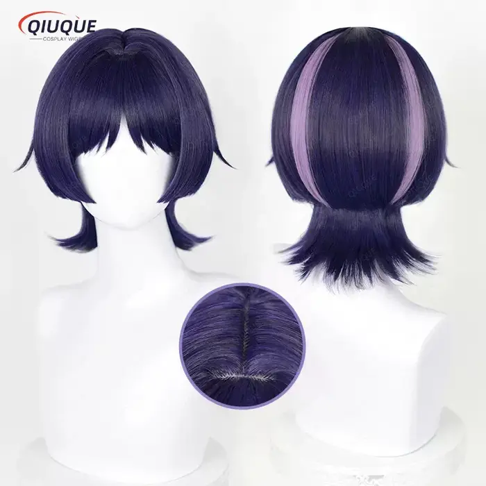 Game Impact planchers amouche Cosplay Perruque