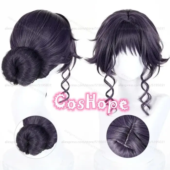 Waguri Kaoruko Cosplay perruque plusieurs Styles violet gris perruque Anime résistant à la chaleur p
