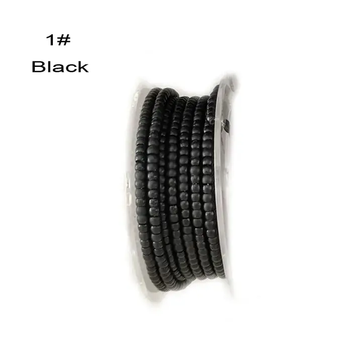 500 pièces Extension de cheveux préchargés Nano anneaux perles doublées de Silicone 4.0x2.0x2.5mm ta