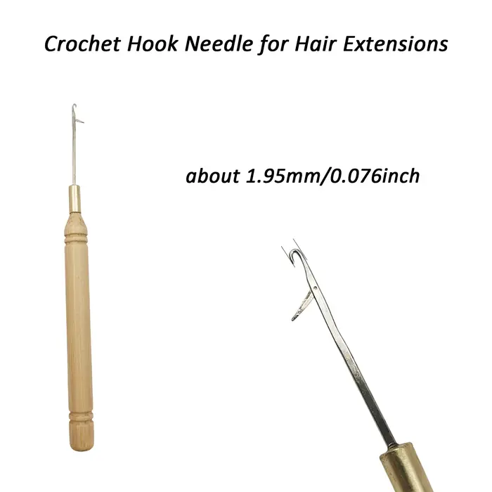 Kit d'outils pour extensions de cheveux avec pince à 3 trous