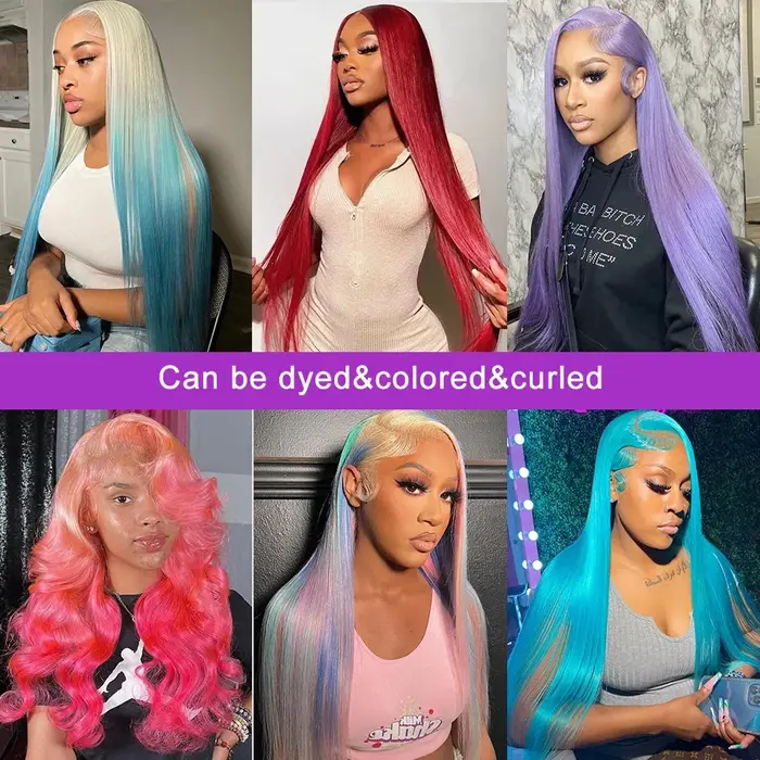 Perruque Lace Frontal Wig brésilienne naturelle, cheveux lisses, blond 613 Hd, 13x6, 13x4, pour femm