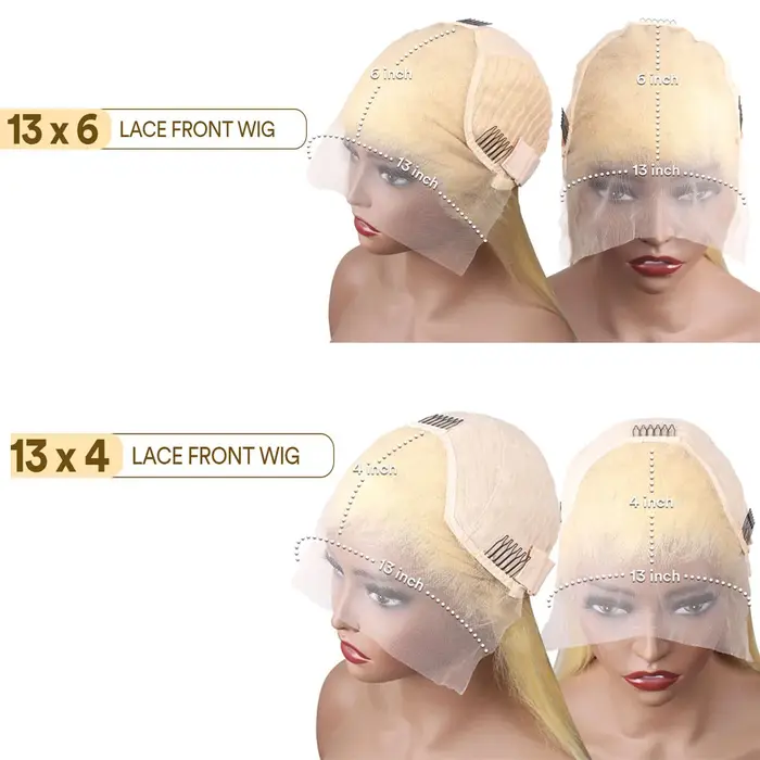Silkwave 613 Hd dentelle frontale perruque 13x6 perruques de cheveux humains couleur Blonde droite 1