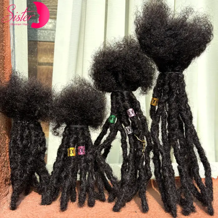 Extensions de dreadlocks naturelles en cheveux humains