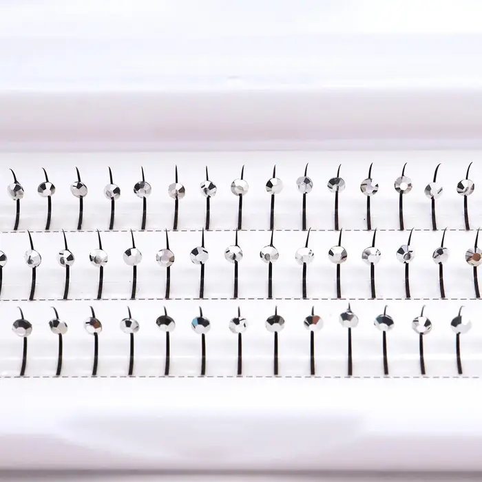 Extensions de cils diamantées scintillantes