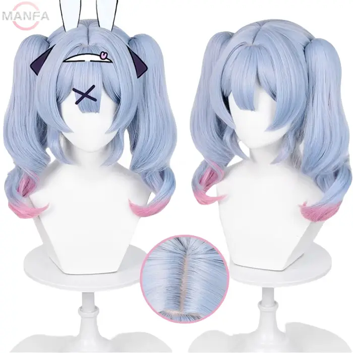 2 styles de perruque de Cosplay Miku Rabbit Hole, perruques synthétiques résistantes à la chaleur + 