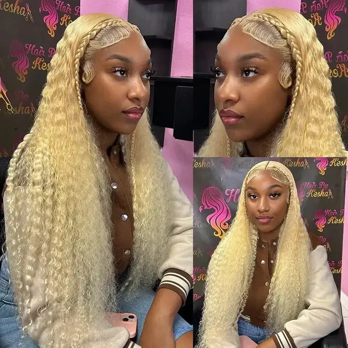 Nadine Blonde 613 dentelle avant perruques 13x6 Hd