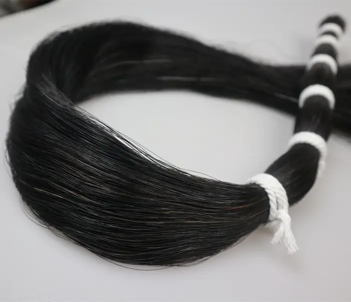 500g 100% vrais cheveux de queue de cheval blanc/noir/marron/gris violoncelle/Double basse/cheveux d'arc de violon