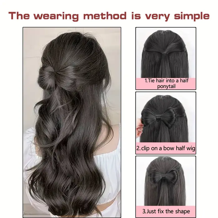 Chignon à nœud papillon
