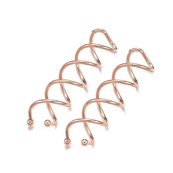 Épingle à cheveux en spirale en métal