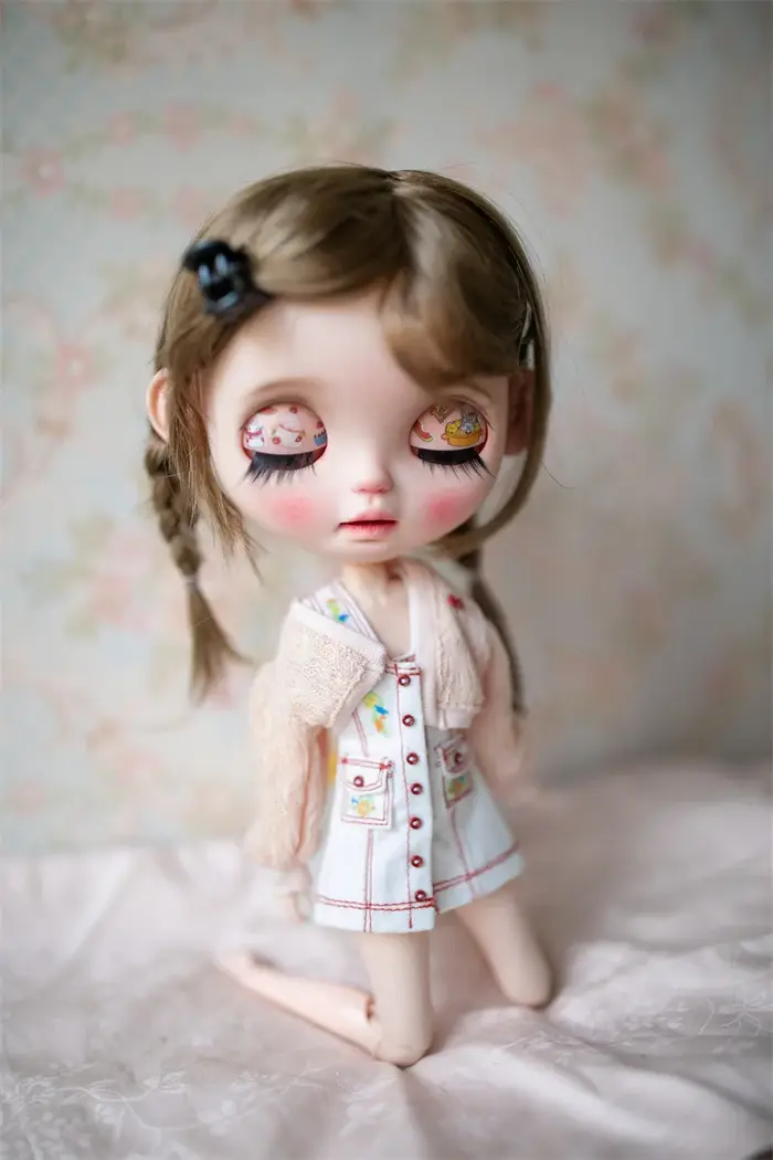 Perruque pour poupée Blythe