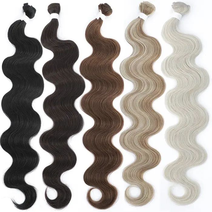 Mèches synthétiques Body Wave colorées 613