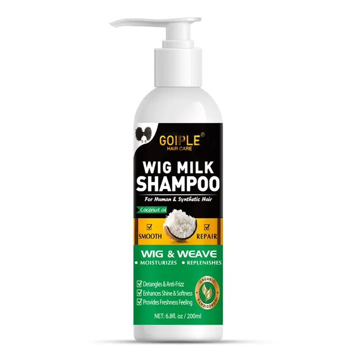 GOIPLE – perruque naturelle à l'huile de noix de coco