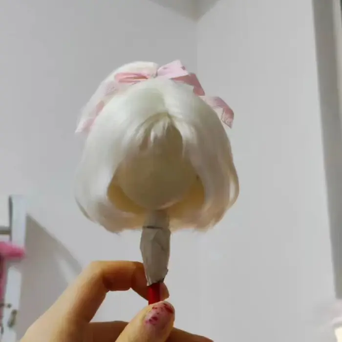 Nouvelle perruque de poupée Anime pour poupée BJD 1/8 1/6 1/4 1/3 1/12, perruque colorée, perruque d