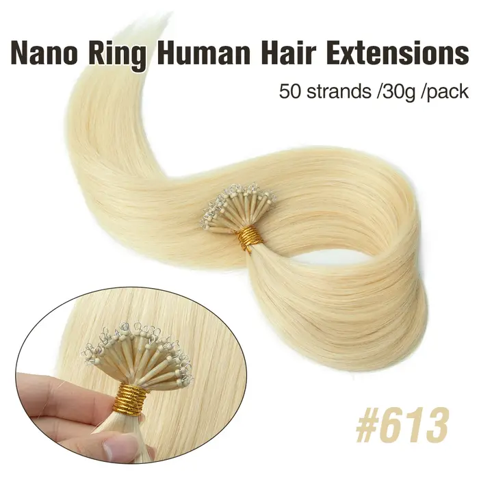 Extensions capillaires MRSHAIR Nano en cheveux humains
