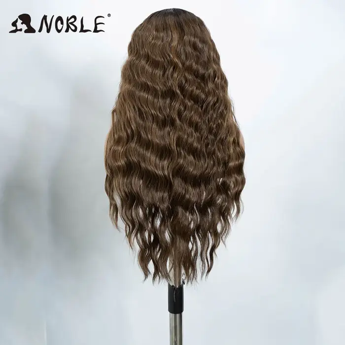 Perruque Lace Front Wig synthétique bouclée Noble