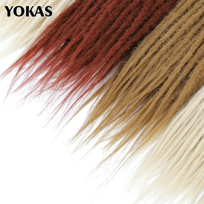 Extensions de Dreadlock synthétiques au Crochet faites à la main