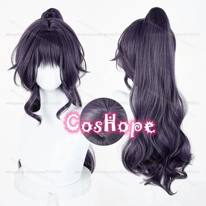 Waguri Kaoruko Cosplay perruque plusieurs Styles violet gris