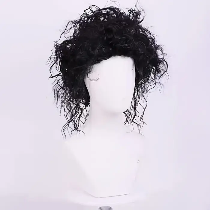 Perruque synthétique de haute qualité pour cosplay du personnage Edward Scissorhands