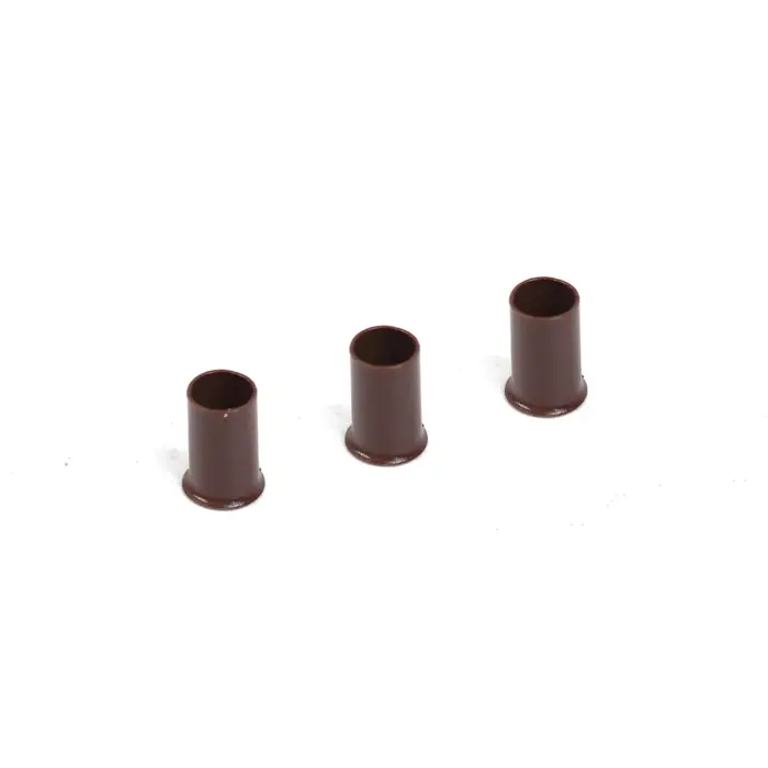 1000 pièces 3.4mm Extensions de cheveux anneaux Euro Lock évasé Tube de cuivre