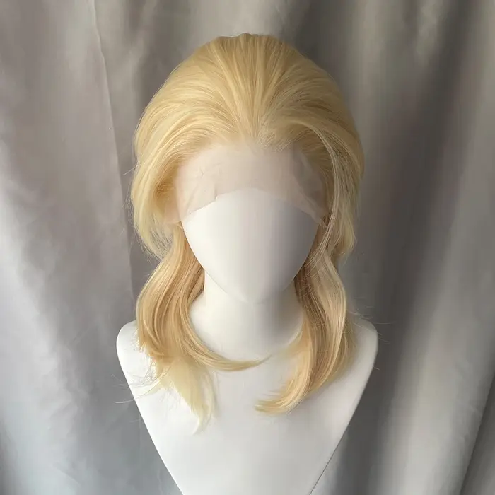 Perruque Lace Front Wig synthétique Blonde 613