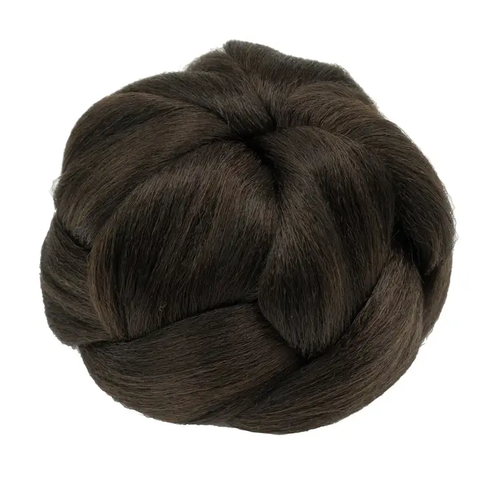 Chignon tressé pour séparés euse, chignon synthétique, couverture de chignon, postiches matut, chouc