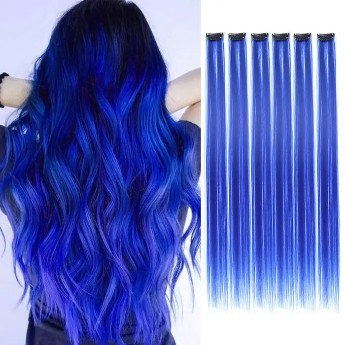 Extensions capillaires synthétiques à clips